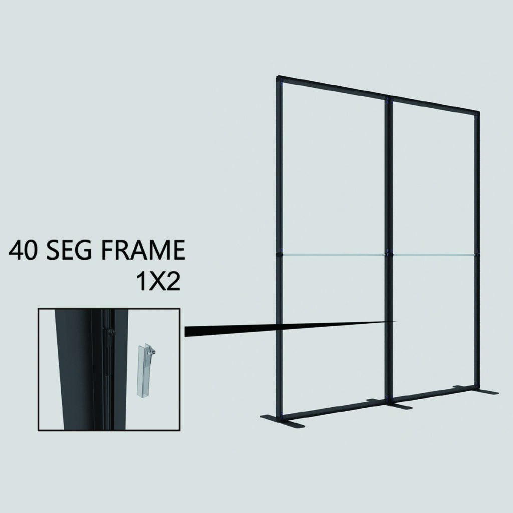 Ultra Slim SEG Mobile Fabric Banner Stand