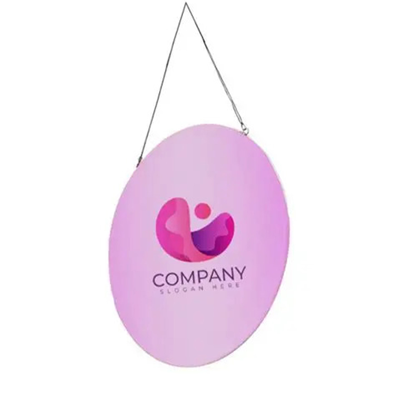 Vertical Disc Hanging Banner | Vertical Sky Hanging Displays