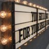 Vintage Cinema Readograph Lightbox Sign | Cinema Marquee Letter Board