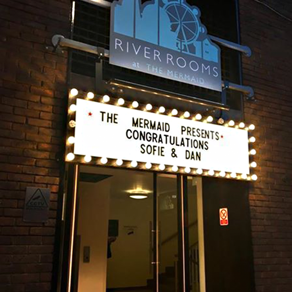 Vintage Cinema Readograph Lightbox Sign | Cinema Marquee Letter Board