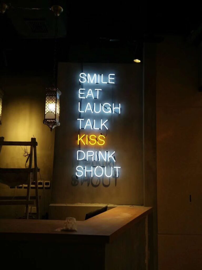Vintage Glass Neon Signs | Traditional Gas-Discharge 3D Branding