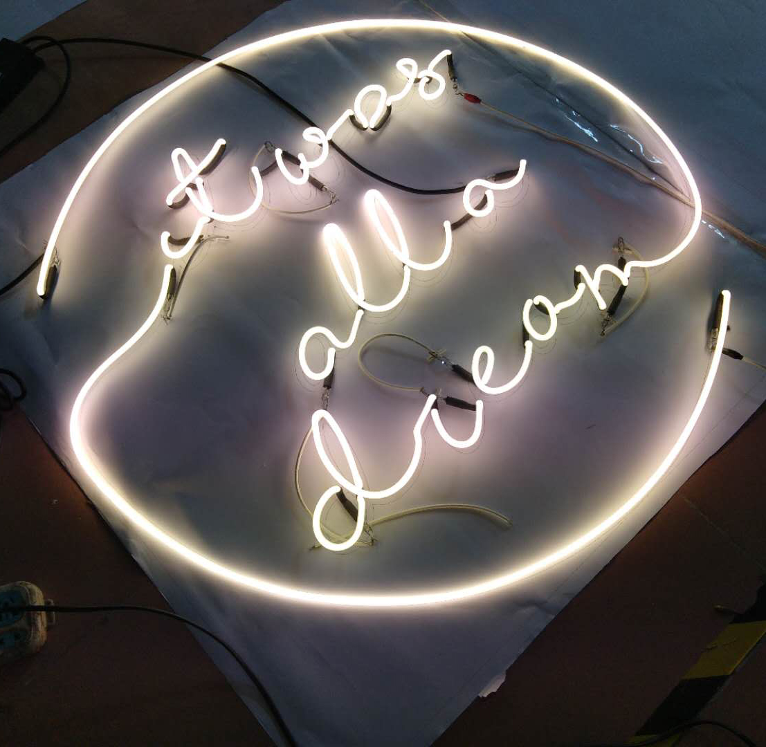 Vintage Glass Neon Signs | Traditional Gas-Discharge 3D Branding