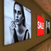 Wall Mounted LED SEG Fabric Lightbox | 60/80/100/120mm