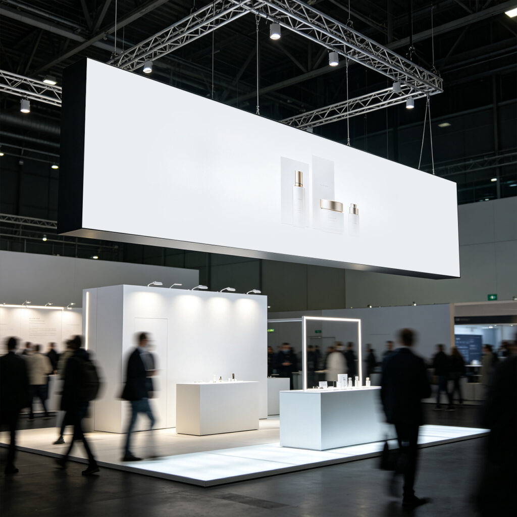 Window Hanging SEG Fabric Lightbox | Double Sided SEG LED Lightbox