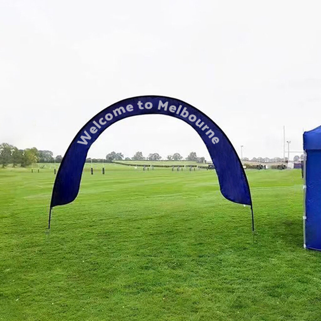 Arch Banner Flag - Sports &amp; Event Gateway | Custom Promotional Arch Flag
