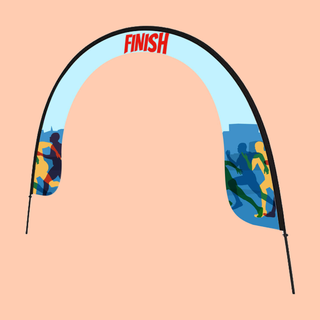 Arch Banner Flag - Sports &amp; Event Gateway | Custom Promotional Arch Flag