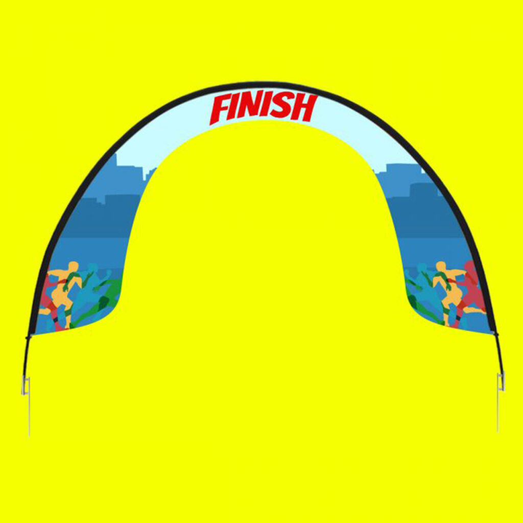 Arch Banner Flag - Sports &amp; Event Gateway | Custom Promotional Arch Flag