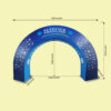 3D Triangular Archway Display | Architectural Entrance &amp; Media Wall
