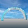 3D Arch Tension Fabric Display | Curved Entrance &amp; Stage Media Wall