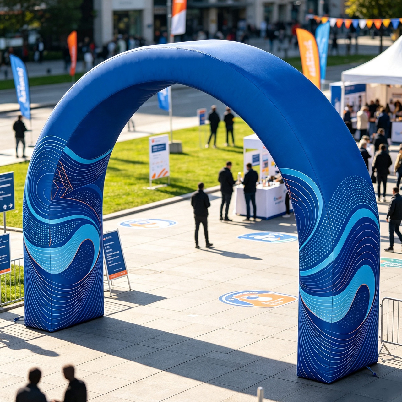 3D Rectangular Prism Archway Display | Architectural Entrance &amp; Media Wall