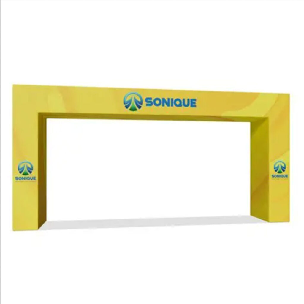 3D Square Arch Display | Architectural Entrance &amp; Media Wall