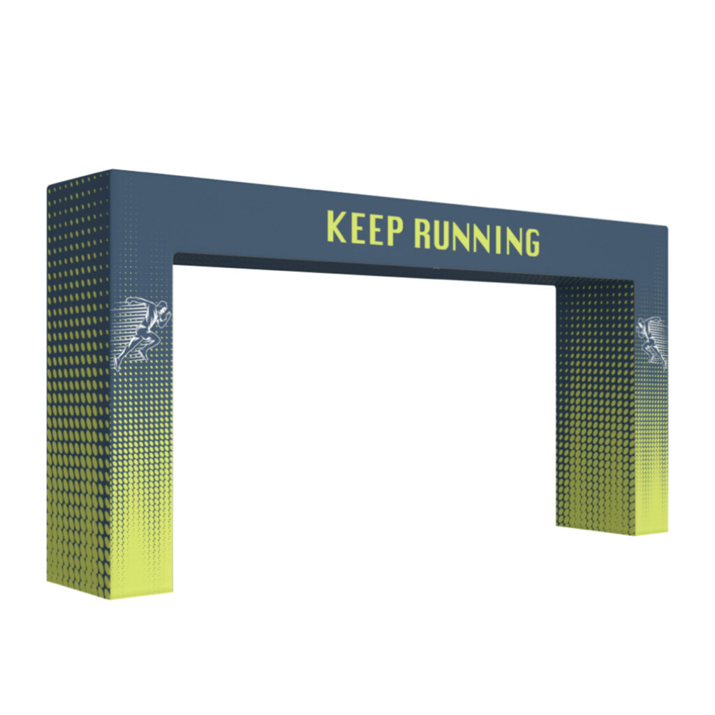 3D Square Arch Display | Architectural Entrance &amp; Media Wall