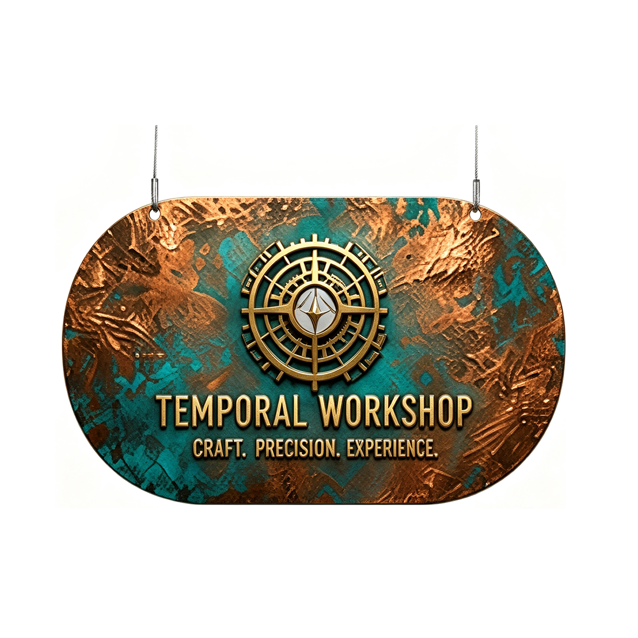 Curved Round End Capsule Hanging Banner | Sky Hanging Fabric Displays