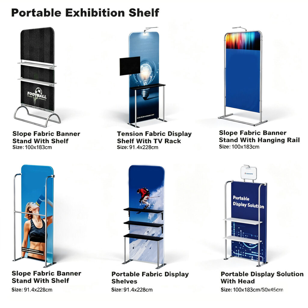 Custom Shaped Tension Fabric Display Stands &amp; Accessories