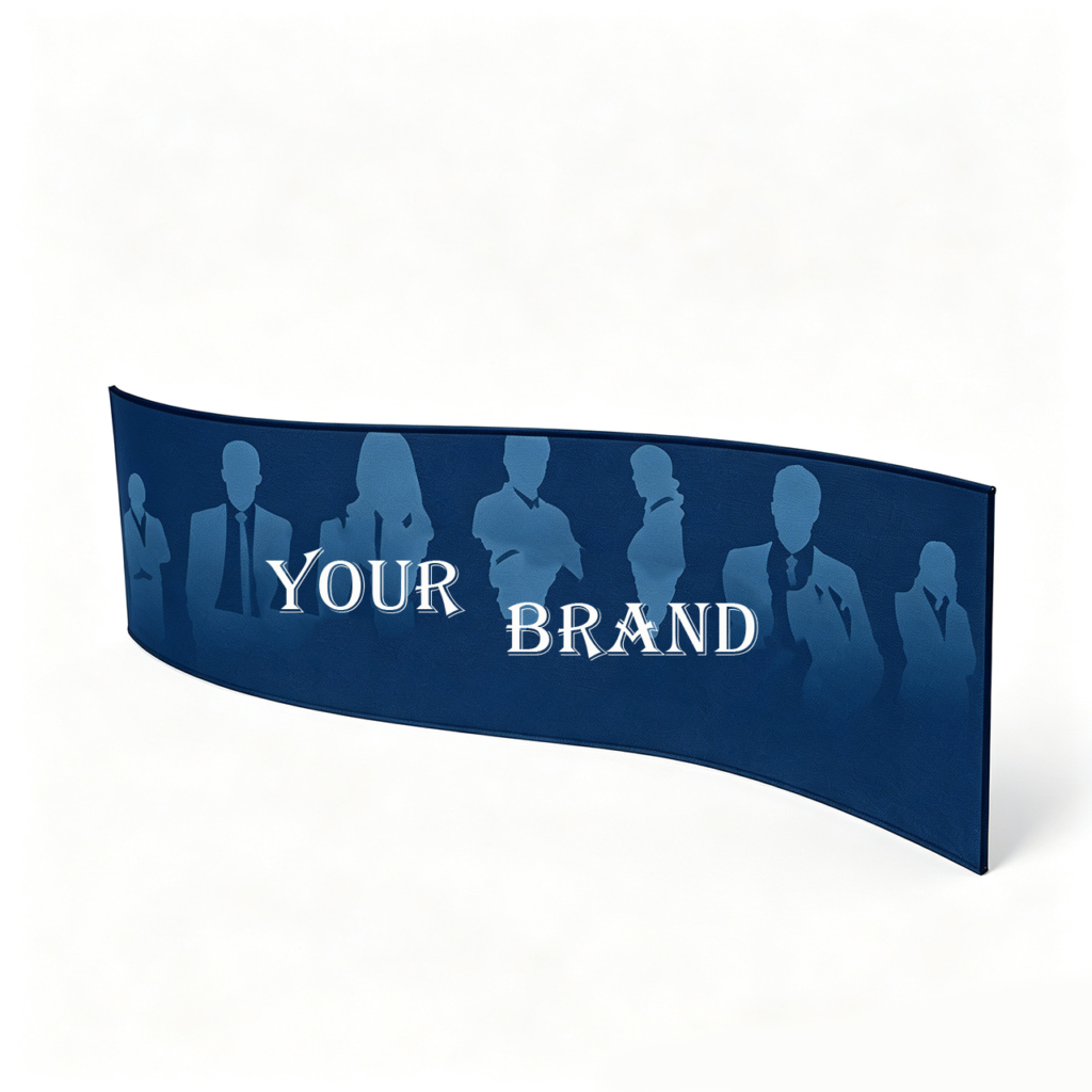 S-Shaped Hanging Banner | Custom Sky Hanging Displays