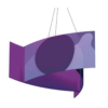 Wave Pinwheel Hanging Banner | Custom Sky Hanging Displays