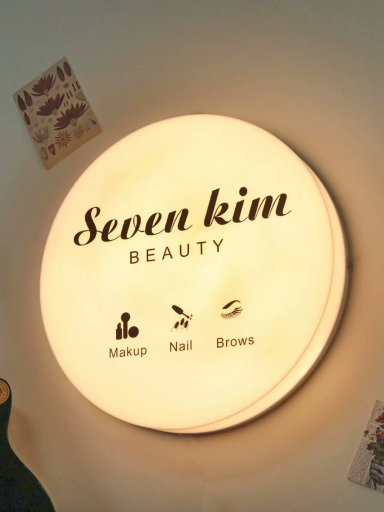 Acrylic Fabricated LED Circle Light Box