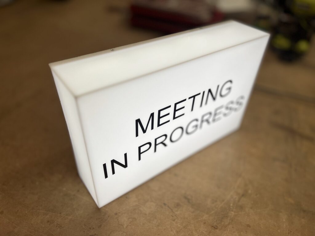Acrylic Fabricated LED Cube Light Boxes