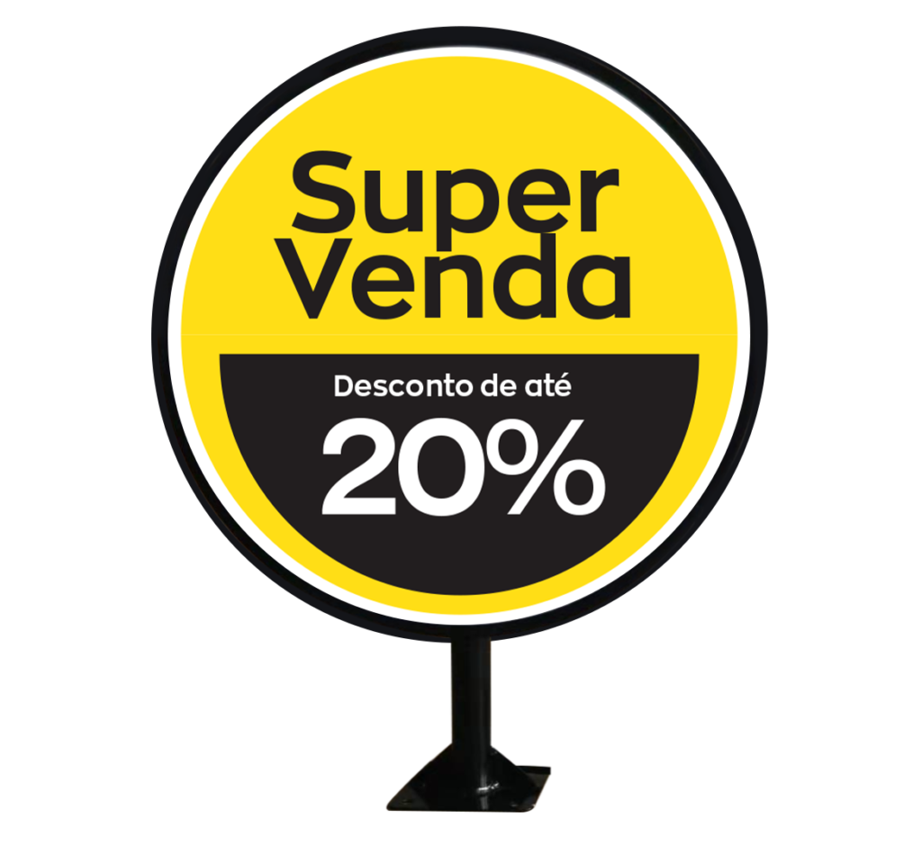 Double Sided Aluminum Blade Sign | Single Post