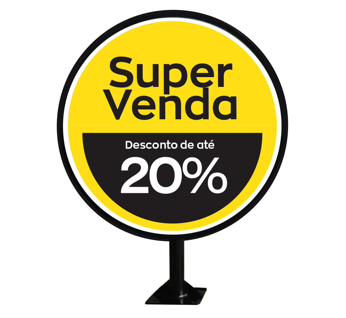 Double Sided Aluminum Blade Sign | Single Post