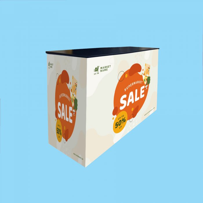Large Fabric Portable Promotional Table