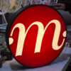 Single Side Aluminium Light Box | Circle Light Box
