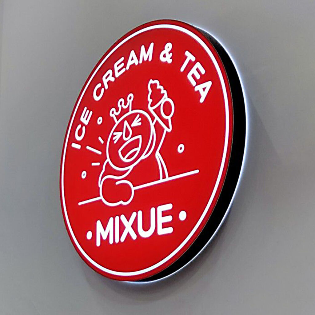 Single Side Aluminium Light Box | Circle Light Box