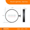 Double Sided Aluminum Blade Sign | Single Post