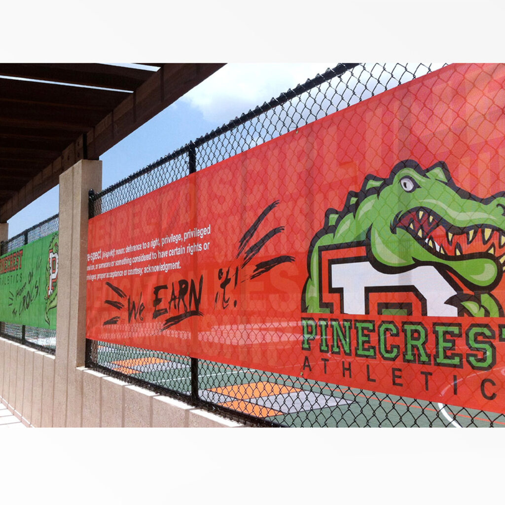 Outdoor Mesh Banner (Fabric)